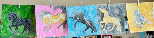 What’s With the Horses? - Skye Bella Art