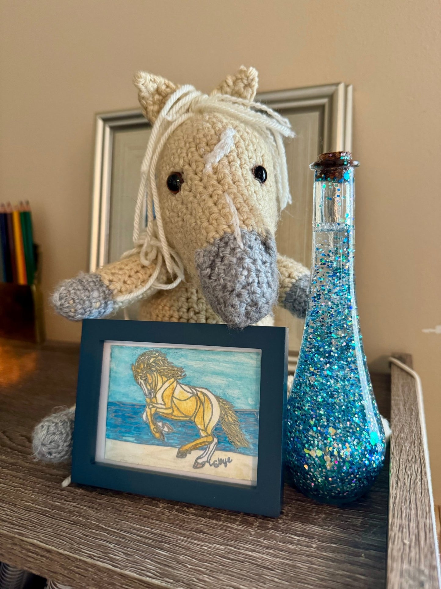 Desk Charm: Sand Stormer - Skye Bella Art