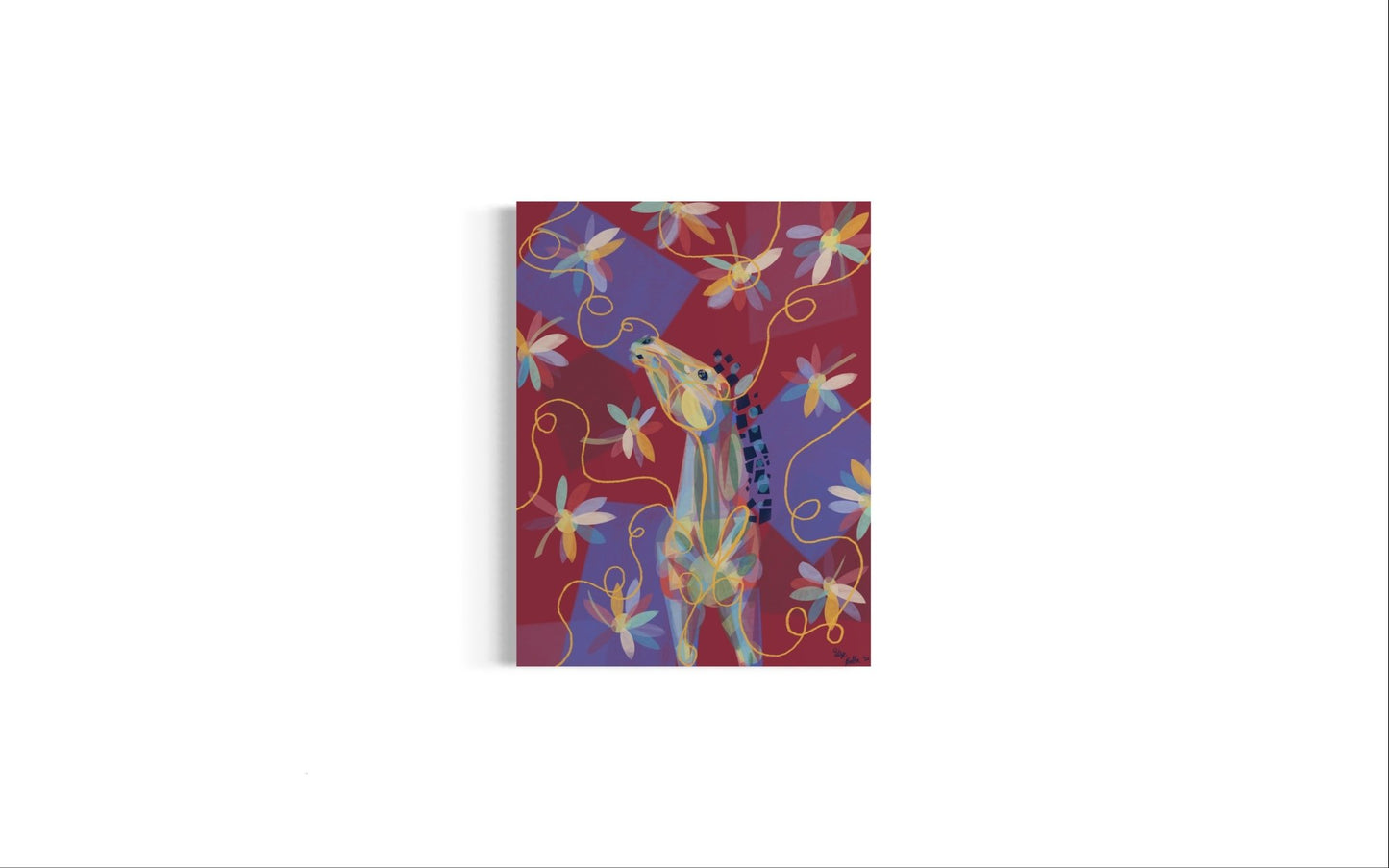 Floral Foal Folly (Creative Crimson) - Skye Bella Art