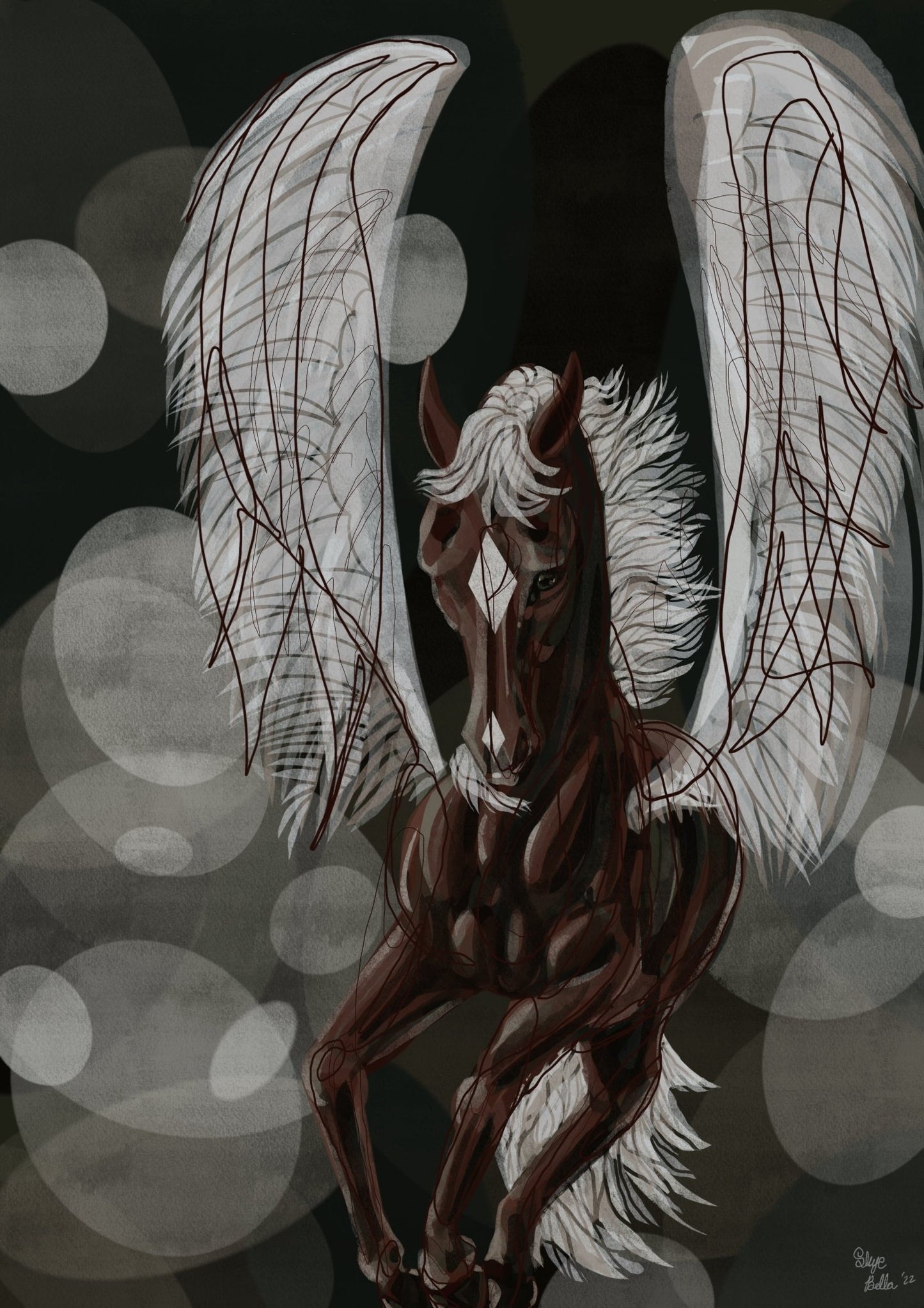 Flying Forward (Fortitude) - Skye Bella Art