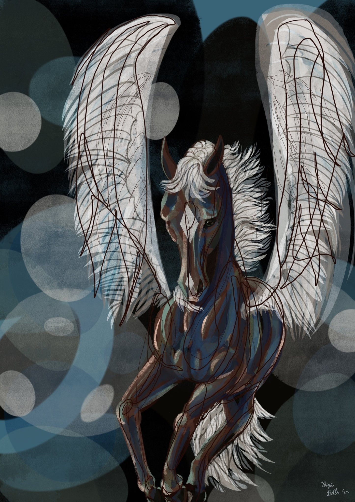 Flying Forward (Ripple) - Skye Bella Art