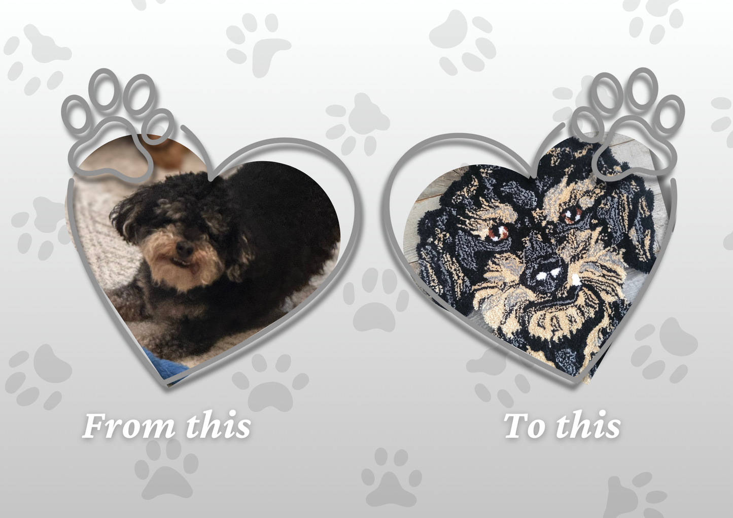 Custom Made Pet Portrait Rugs